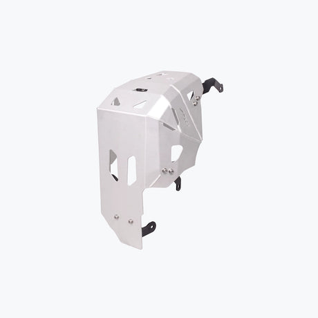 Legundary Custom Honda Transalp 750 Vambrace Bash Plate Silver Aluminium Engine Skid Plate