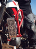Legundary Custom Defender crash guard red white black installed on Hero X Pulse 200 4V Pro