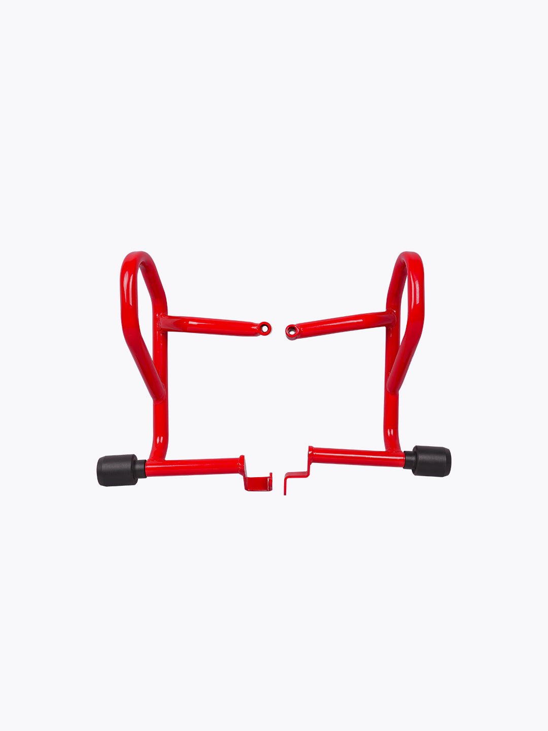 Legundary Custom Defender crash guard red white black installed on Hero X Pulse 200 4V Pro