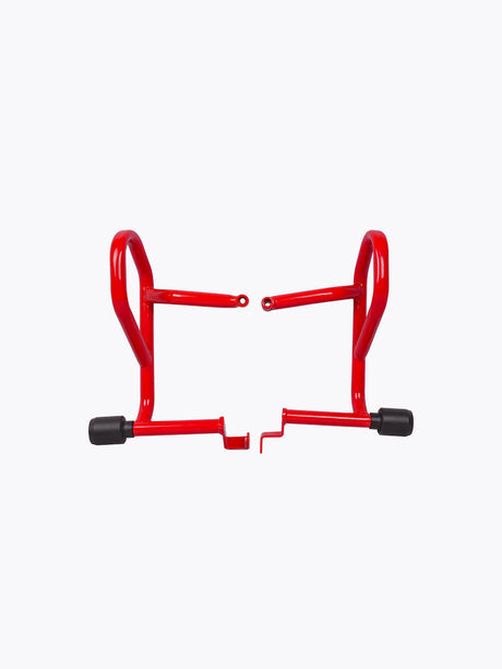 Legundary Custom Defender crash guard red white black installed on Hero X Pulse 200 4V Pro