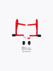 Legundary Custom Defender crash guard red white black installed on Hero X Pulse 200 4V Pro
