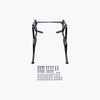 Legundary Custom Fort Knox Saddle Stay for Suzuki V-Strom 800DE Black Mild Steel Luggage Support Frame