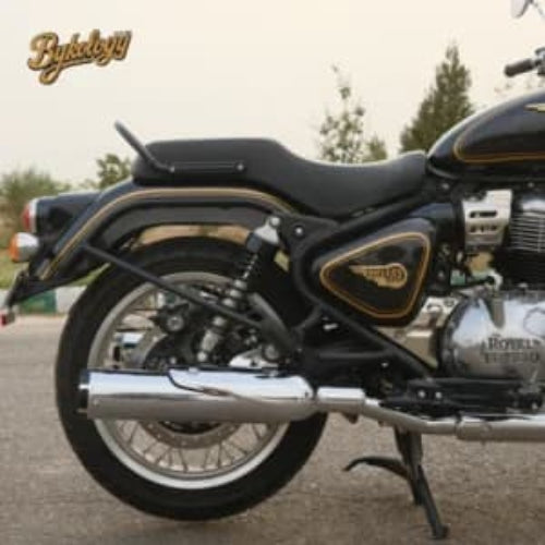 Rhino Racing V2 304 stainless steel and CNC aluminium exhaust for Royal Enfield Bullet 650