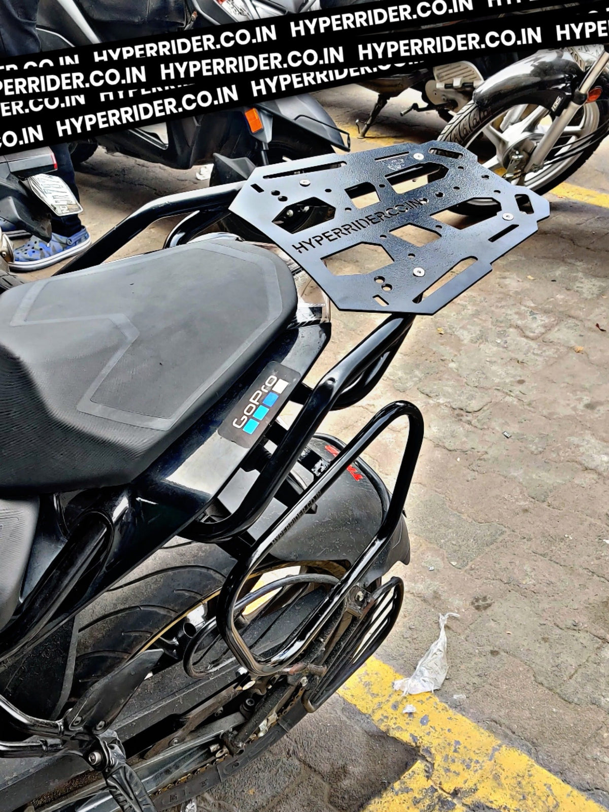 Hyperrider KTM Duke Top Rack BS4 BS6 Universal Top Box Carrier for Duke 125 200 250 390
