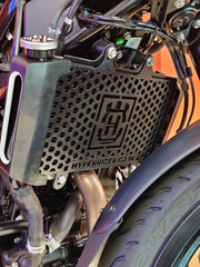 Hyperrider Radiator Guard Black for Husqvarna Svartpilen and Vitpilen motorcycle