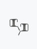 Legendary Custom Classic 350 Reborn saddle stay black mild steel luggage support