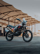 Legundary Custom Defender crash guard red white black installed on Hero X Pulse 200 4V Pro