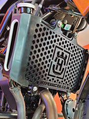 Hyperrider Radiator Guard Black for Husqvarna Svartpilen and Vitpilen motorcycle