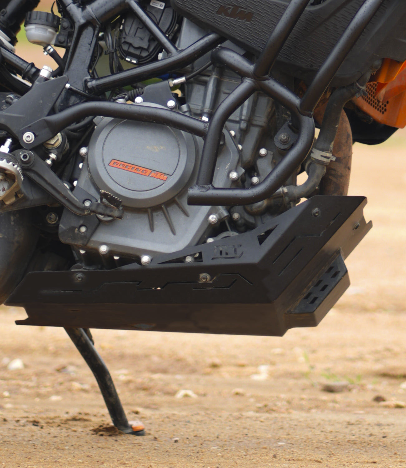 Mototorque engine guard bash plate KTM 390 Adventure mild steel underbody protection