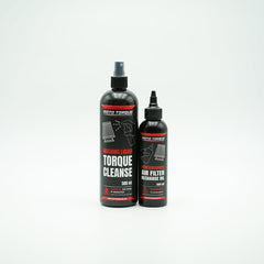 Moto Torque air filter cleaning kit for reusable motorcycle performance air filters