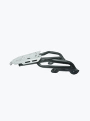 Legundary Custom Atlas luggage carrier for Triumph Speed 400 black silver rear rack plate