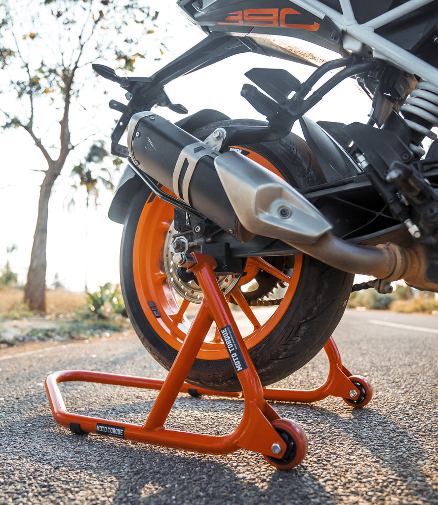 Moto Torque Paddock Stand Red | Universal Motorcycle Maintenance Stand ...