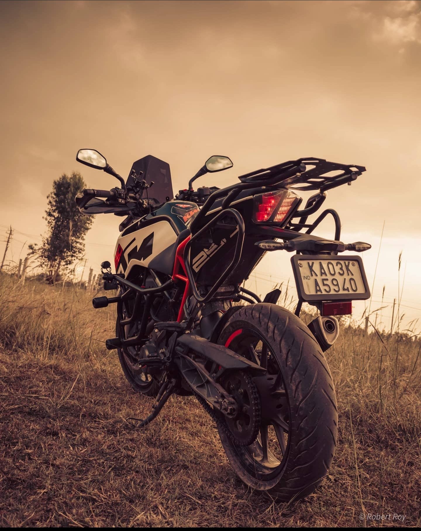 Hyperrider KTM Duke Top Rack BS4 BS6 Universal Top Box Carrier for Duke 125 200 250 390