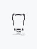 Legundary Custom BMW G310GS raptor upper crash guard black mild steel engine protection guard