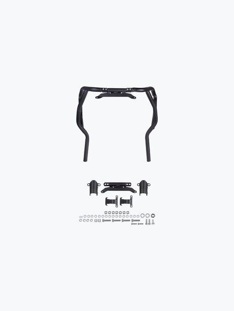 Legundary Custom BMW G310GS raptor upper crash guard black mild steel engine protection guard