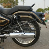 Rhino Racing V2 304 stainless steel and CNC aluminium exhaust for Royal Enfield Bullet 650
