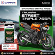CRANK1 CB312 Sintered Rear Brake Pads for Triumph Street Triple 765 R (2021-2022)