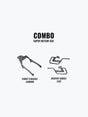 Legundary Custom Super Meteor 650 aviator saddle stay and comet luggage carrier combo black touring setup