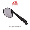 RCB S8 black motorcycle side mirror 01MR012B