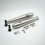 Moto Torque BOLT PRO matte performance exhaust for Royal Enfield Interceptor 650 GT 650
