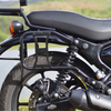 Auto Engina Saddle Stay for Royal Enfield Hunter 350 19mm Mild Steel 8kg Per Side Gloss Black