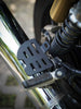 Legendary Custom Interceptor 650 footrest black mild steel foot pegs