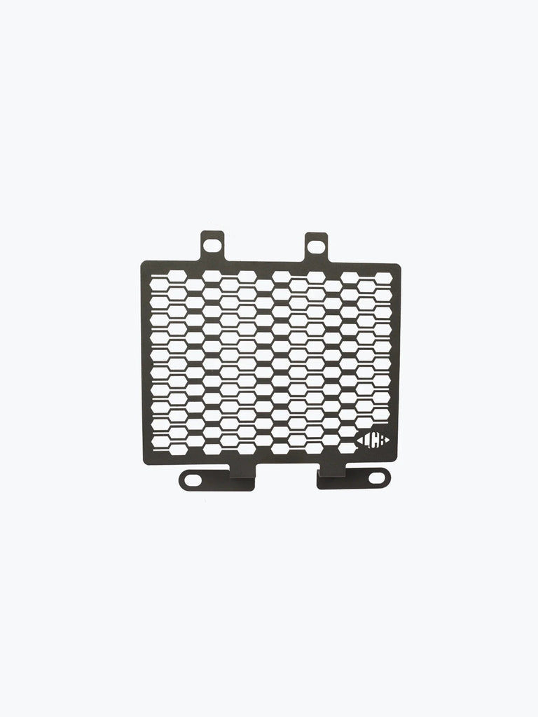 Legundary Custom Radiator Grill for Bajaj Dominar 400 Black Mild Steel Radiator Guard Protector