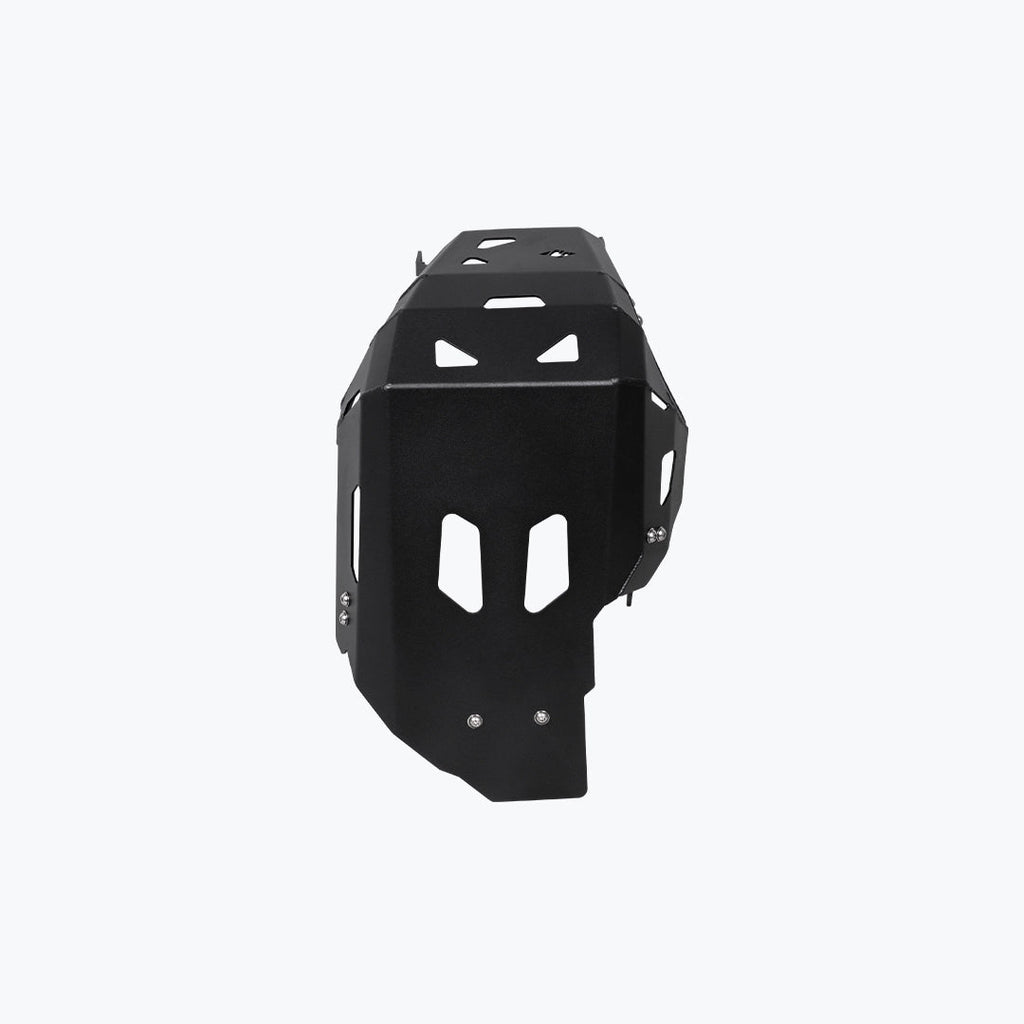 Legundary Custom Honda Transalp 750 Vambrace Bash Plate Black Aluminium Engine Skid Plate