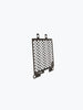 Legundary Custom Radiator Grill for Bajaj Dominar 400 Black Mild Steel Radiator Guard Protector