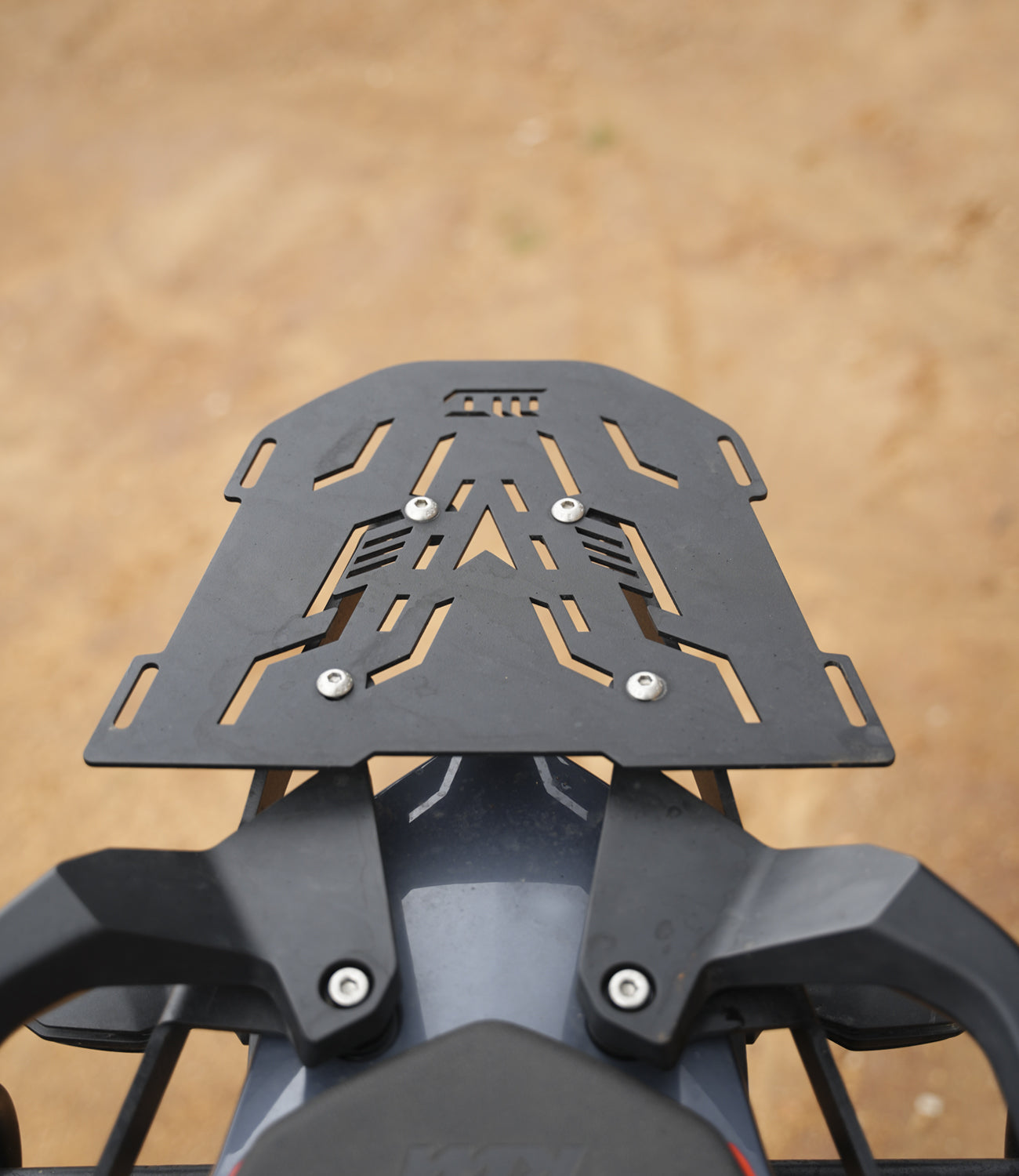 Mototorque back carrier KTM 390 Adventure rear luggage rack top box mount plate