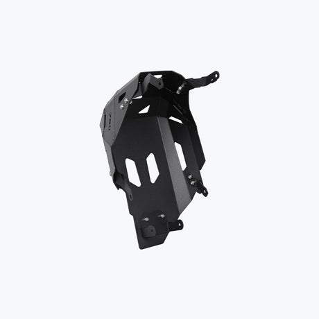 Legundary Custom Honda Transalp 750 Vambrace Bash Plate Black Aluminium Engine Skid Plate
