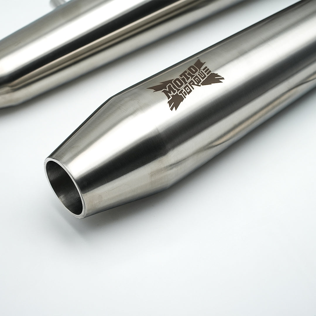 Moto Torque BOLT PRO matte performance exhaust for Royal Enfield Interceptor 650 GT 650
