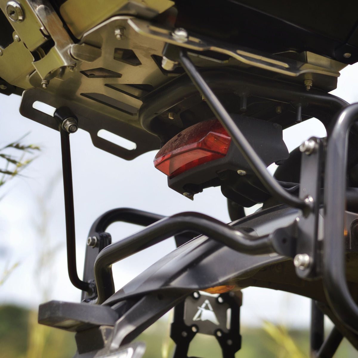 Auto Engina Top Rack Plate for Royal Enfield Himalayan 411 | 3mm SS304 Luggage Carrier