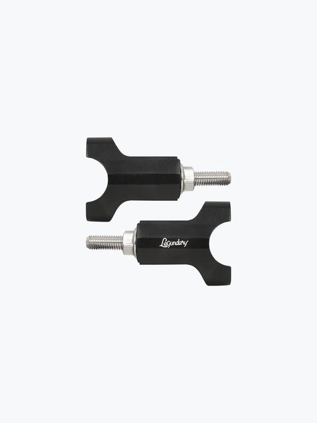 Legundary Custom KTM ADV 890 Dodger Handle Riser Black CNC aluminium handlebar height riser
