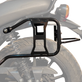 Auto Engina Saddle Stay for Royal Enfield Hunter 350 19mm Mild Steel 8kg Per Side Gloss Black