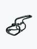Legundary Custom Thanos crash guard with slider for Triumph Speed 400 black mild steel engine guard