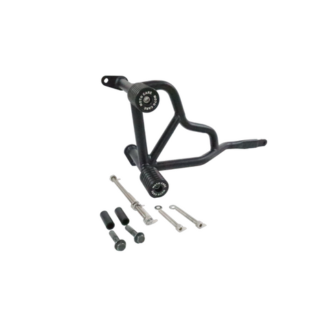 MotoCare 4 slider crash guard for Triumph Scrambler 400X adventure bike