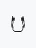 LEGUNDARY Aviator Saddle Stay Royal Enfield Bear 650 black powder coated mild steel luggage support