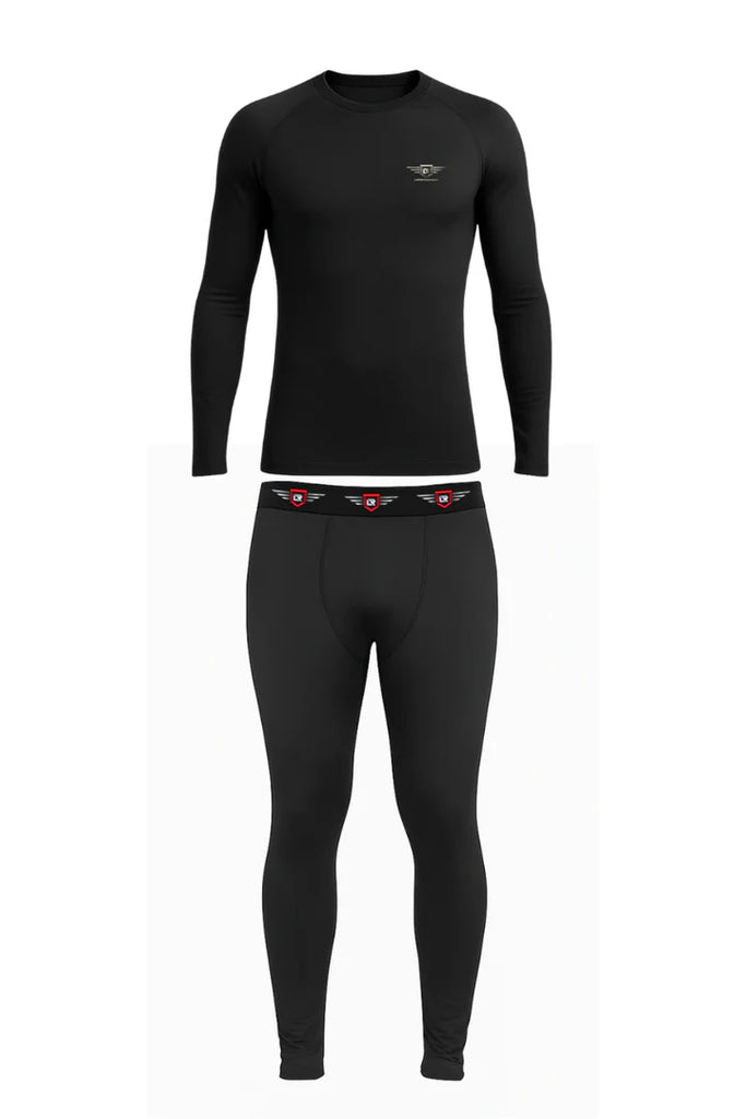Lone Ranger KOZY Thermal Base Layer Set 250 GSM Winter Riding Innerwear Combo