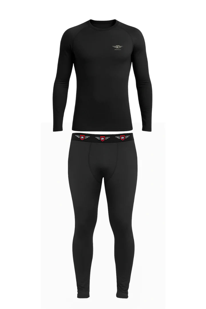 Lone Ranger KOZY Thermal Base Layer Set 250 GSM Winter Riding Innerwear Combo