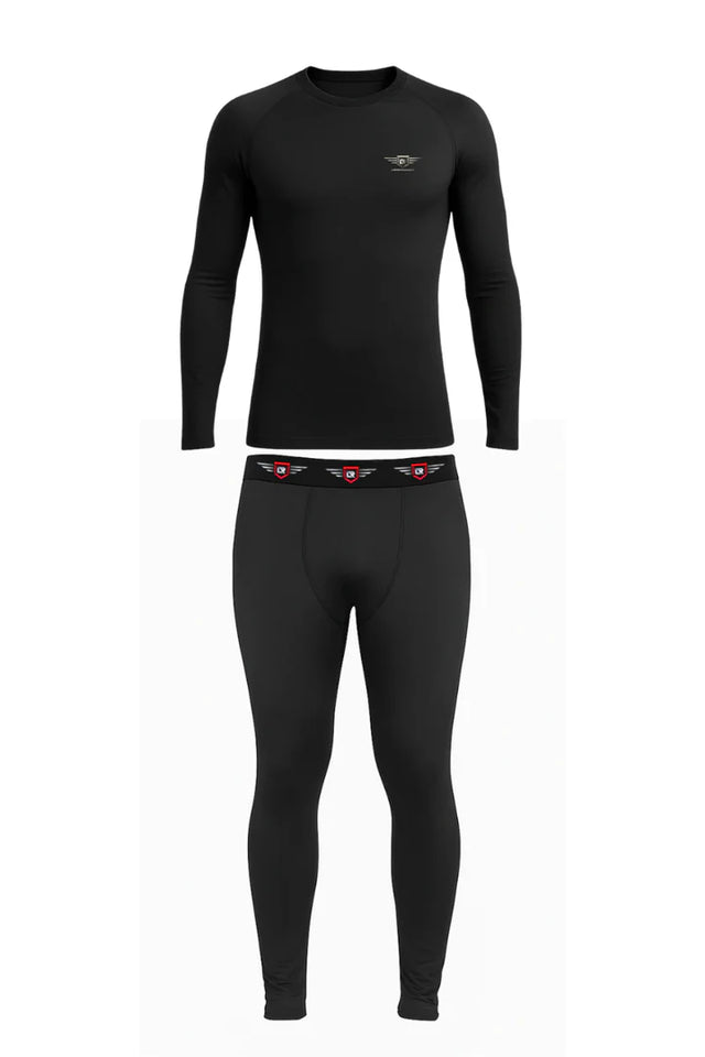 Lone Ranger KOZY Thermal Base Layer Set 250 GSM Winter Riding Innerwear Combo