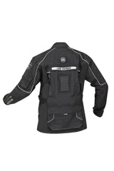Lone Ranger Wayfarer Black Cordura Touring Motorcycle Riding Jacket with Level 2 Armor