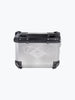 Legundary Custom Fort Knox Series SB 36L Aluminium Top Box Black Silver Motorcycle Luggage Storage Case