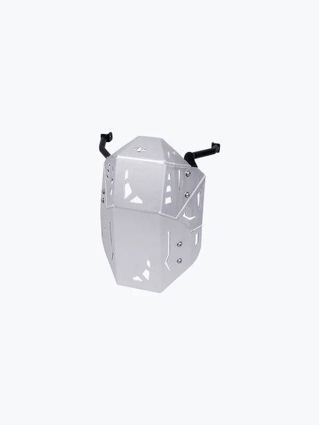 Legundary Custom Vambrace Bash Plate for Kawasaki Versys 650 Aluminium Silver Engine Sump Guard Protection