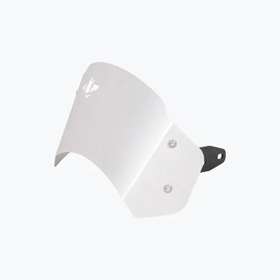 Legundary Custom Zephyr Visor for Yamaha XSR 155 Black Silver Mild Steel Aluminium Windshield