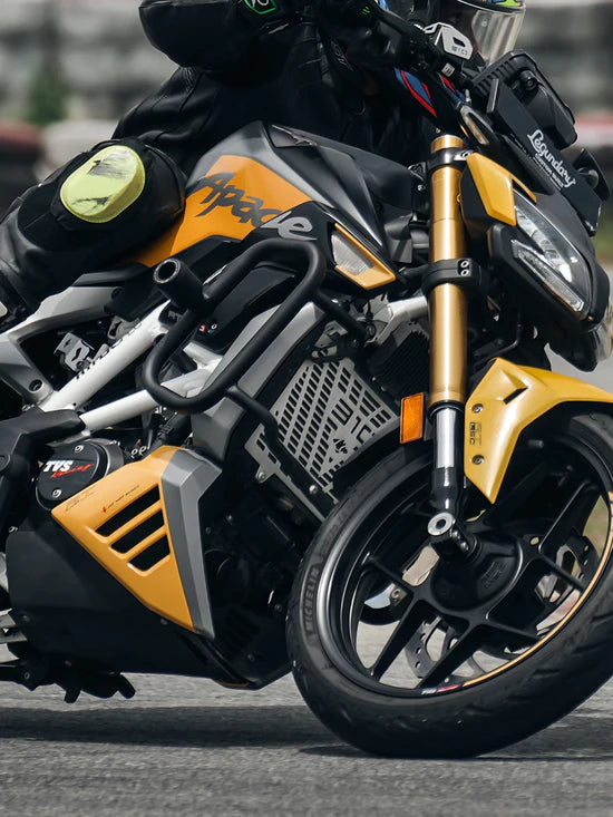 Legundary Custom Vector Radiator Grill for TVS Apache RTR 310 Black Radiator Guard Protection