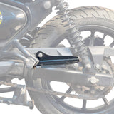 Auto Engina Pillion Footrest Extender for Royal Enfield Hunter 350 5mm Mild Steel Gloss Black