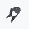 Legundary Custom Genesis Carrier for TVS Apache RTX 300 Black Mild Steel Clamp Mount Luggage Rack