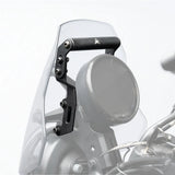Auto Engina Adjustable GPS Mount installed on Royal Enfield Himalayan 450 motorcycle cockpit