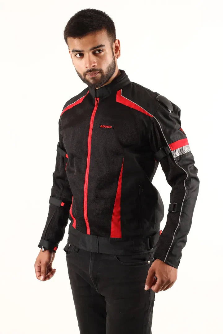 Addon Pro Max Jacket (Black Red)